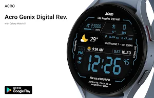 ACRO Genix Digi Rev watchface Screenshot 2