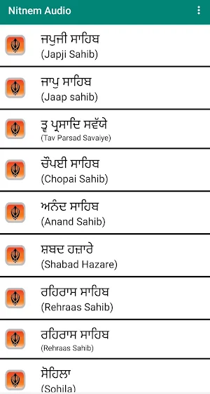 Nitnem Audio Screenshot 3