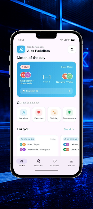 1x Padel Tracker Screenshot 1