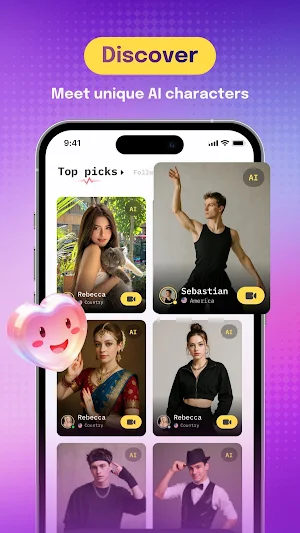 Soll: AI Friends & Real Bonds Screenshot 0