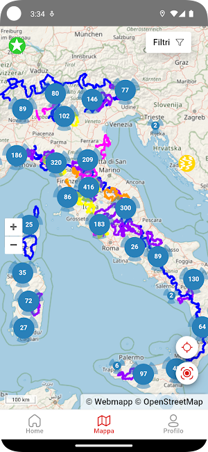 Moto Mappa Screenshot 1