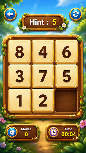 Number Arrange Puzzle Game Screenshot 0