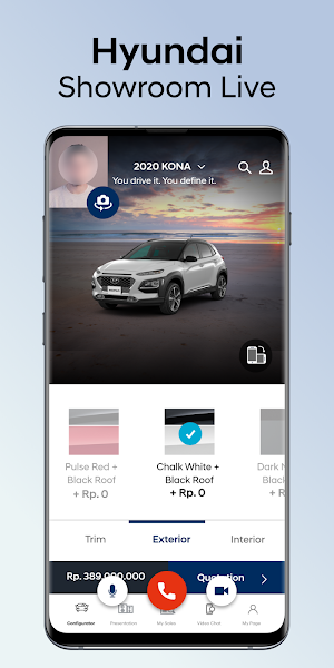 Hyundai Showroom Live Chat Screenshot 2