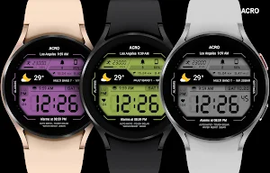ACRO Genix Digital watchface Screenshot 3