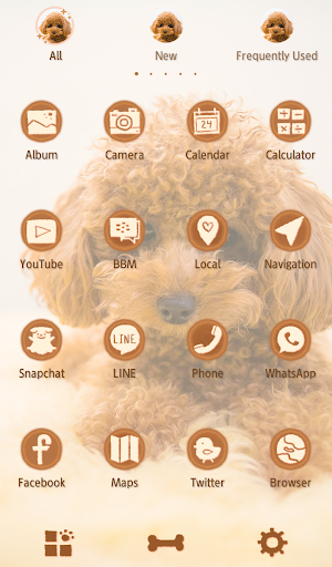 Toy Poodle Puppy Theme Screenshot 2