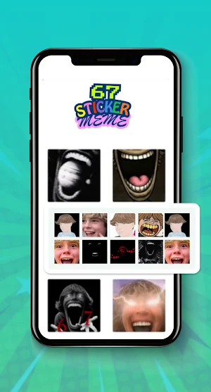 67 sticker meme WA Screenshot 3
