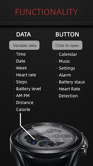 Fusion Gray For Wear OS Screenshot 1