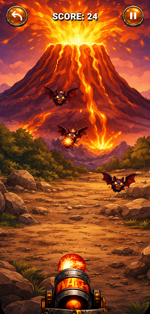 Volcano Shooter Screenshot 1