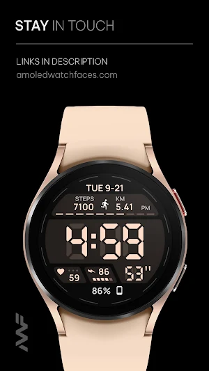 Awf Digital [xR] - watch face Screenshot 2