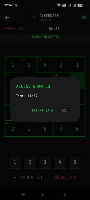 CyberCage: Neon Logic Grid Screenshot 2