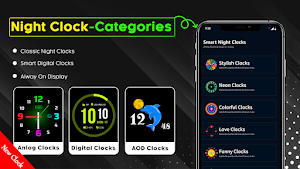 Night Clock Always On Display Screenshot 1