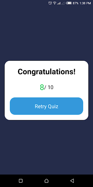 Izzy Quiz Screenshot 3