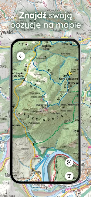 Pieniny – mapa turystyczna Screenshot 3
