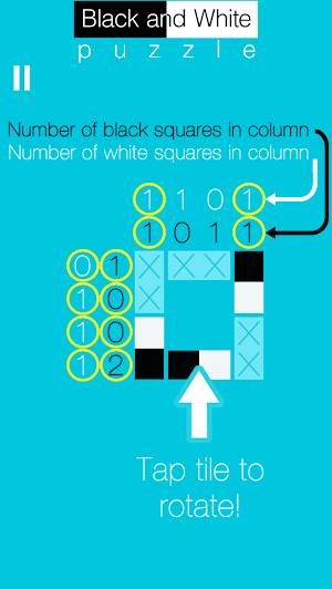 Black and White puzzle Screenshot 1