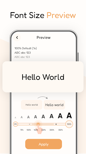 Big Font : Change Font Size Screenshot 3