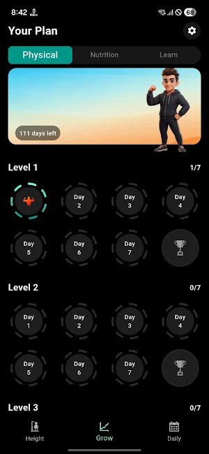 TallGen - Maximize Height App Screenshot 0