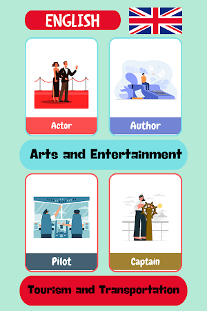 Jobs and Occupations - English Screenshot 0