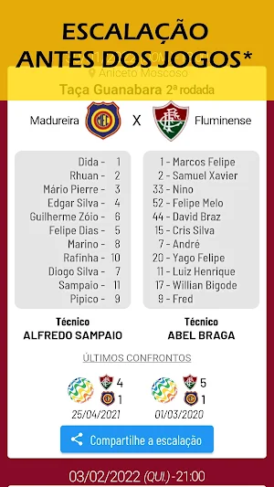 Agenda do Fluzão Screenshot 1