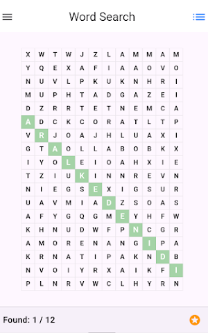 Filipino Word Search Screenshot 1
