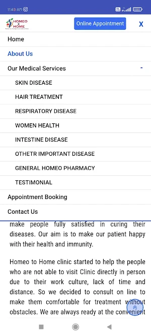 Homeo2Home Screenshot 2