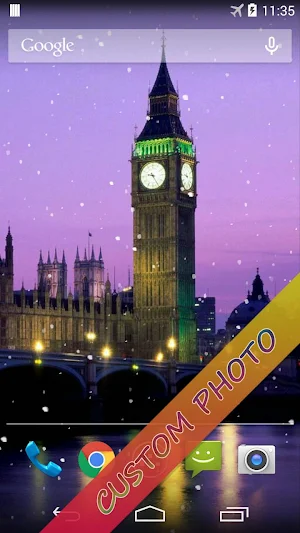 Dark Snow Live Wallpaper Screenshot 1