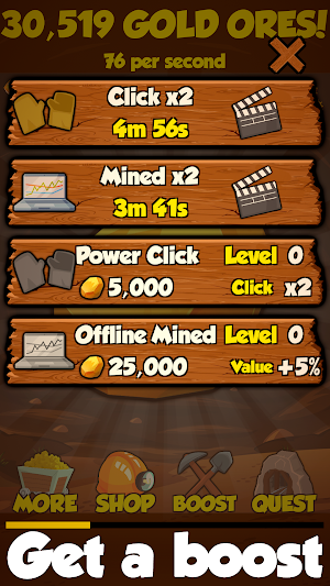 Mine Clickers - Idle Clicker Screenshot 2