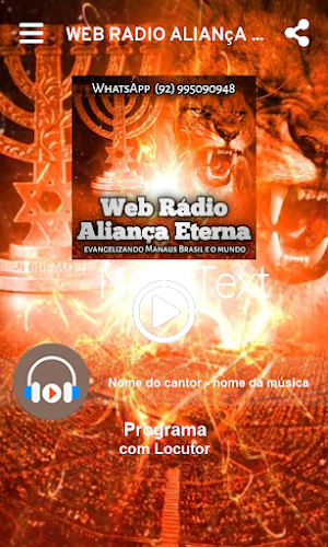 web radio Aliança Eterns Screenshot 0