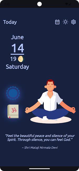 Sahaja Calendar Screenshot 1