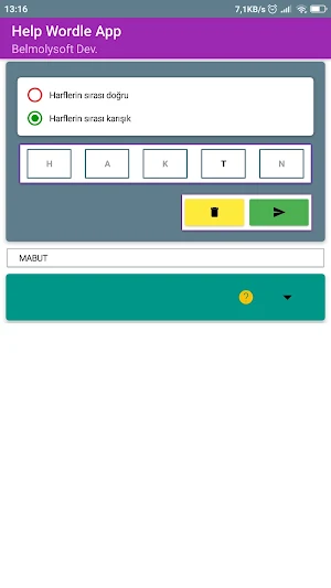Kelime Veritabanı Screenshot 1