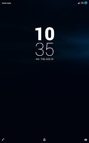 Dark Blue W10 for XPERIA Theme Screenshot 3