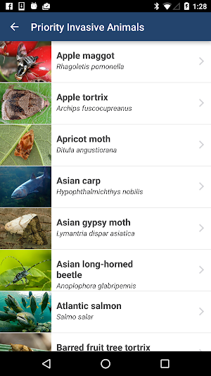 Washington Invasives Screenshot 1