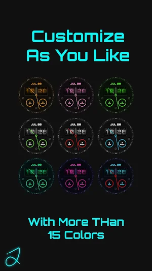 Simple Adjs Watch Face Screenshot 2