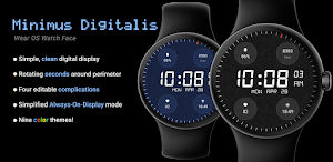 Minimus Digitalis Watch Face Screenshot 1