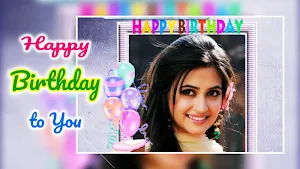 Happy Birthday Photo Frames Wishes Cards Screenshot 3