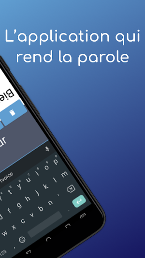 tvoice, l'application qui rend la parole Screenshot 1
