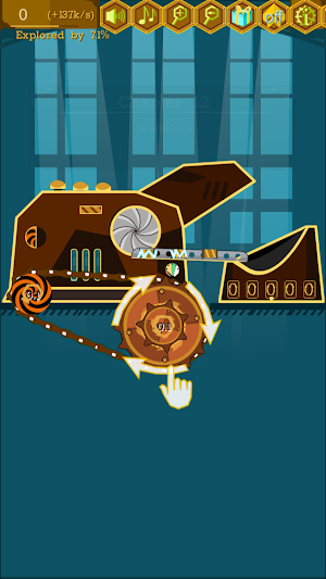 Steampunk Idle Spinner: Coin Machines Screenshot 0