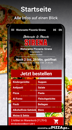 Ristorante Sirena Sennfeld Screenshot 1