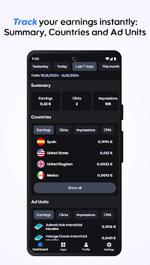 Hub for AdMob Screenshot 0