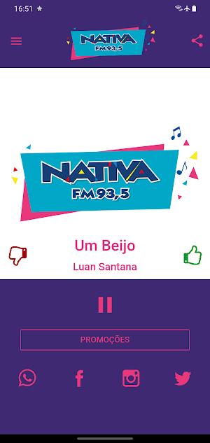 Nativa FM Litoral Screenshot 0