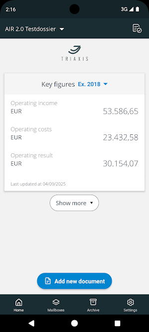 MyTriaxis Screenshot 1