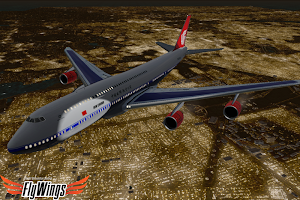 Flight Simulator Night NY HD Screenshot 0