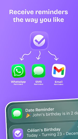 Date Reminder: Events & Alerts Screenshot 1