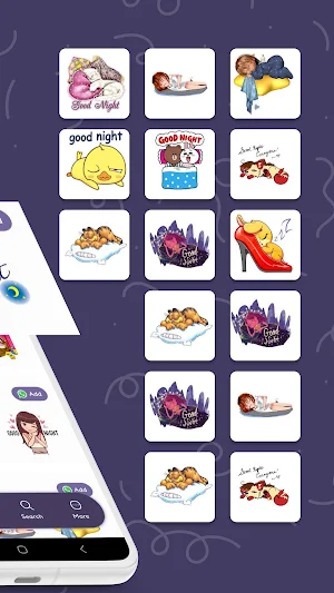 Good Night Stickers Screenshot 2