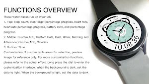 Green White For Wear OS Screenshot 3