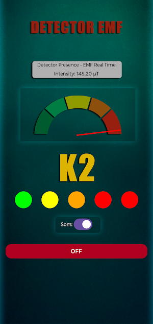 K2 Detector EMF - Real Time Screenshot 0