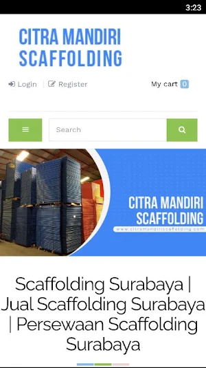 Citra Mandiri Scaffolding Surabaya Indonesia Screenshot 0