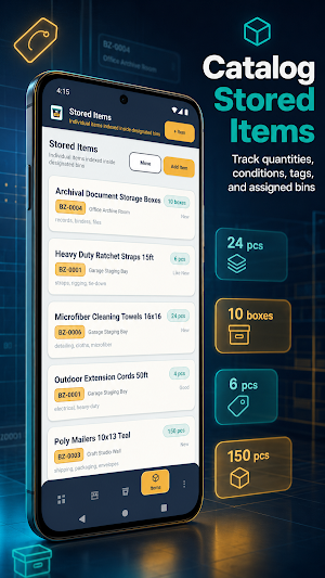 Bizy Binz Organizer Screenshot 1