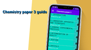 Chemistry paper three guide Screenshot 0