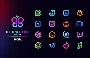 GlowLine Icon Pack Screenshot 2