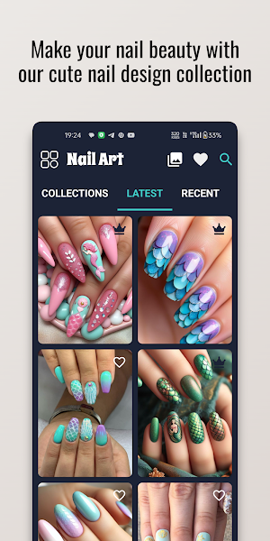 Fish Scale Fantasy Nail Design Screenshot 3